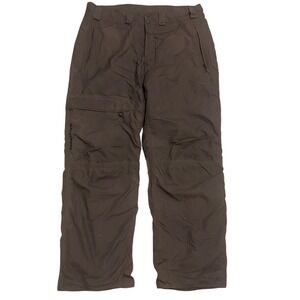 Salomon Clima Pro Mens Gray Ski Snowboard Pants Cargo Pockets Size 36x30.5